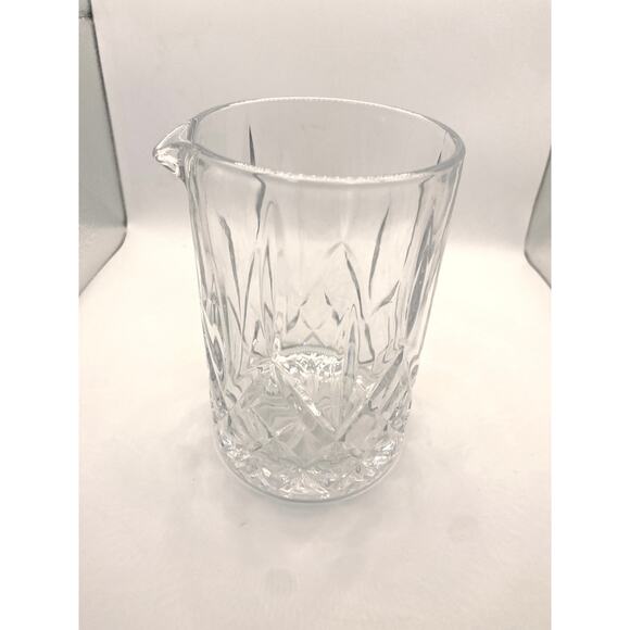 Viski Lead Free Crystal Pedestal Cocktail Mixing Glass - 4.2 x 3.65 x 5.5” NIB - Picture 3 of 13